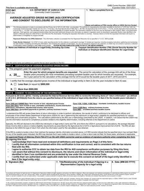 2020 2024 Form Usda Ccc 941 Fill Online Printable Fillable Blank