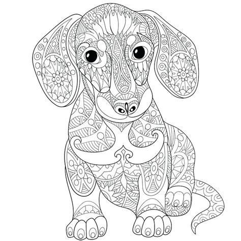 Dachshund Coloring Pages Printable At