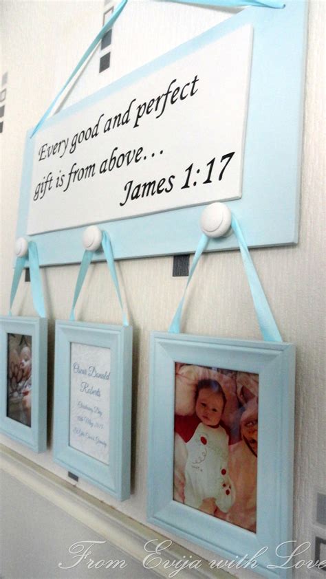 Diy Christening Present For A Very Special Boy From Evija With Love