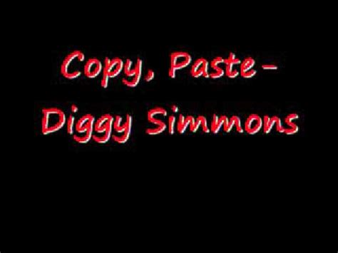 Copy Paste Diggy Simmons Youtube