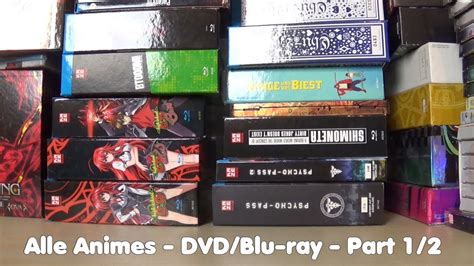 alle animes dvd blu ray part 1 2 youtube