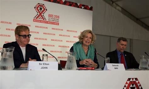 Media Briefing With Elton John Aids Foundation And Pepfar At Aids 2016