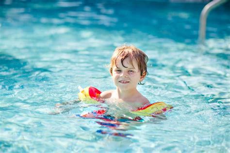 214 Happy Boy Swimming Floaties Stock Photos Free And Royalty Free