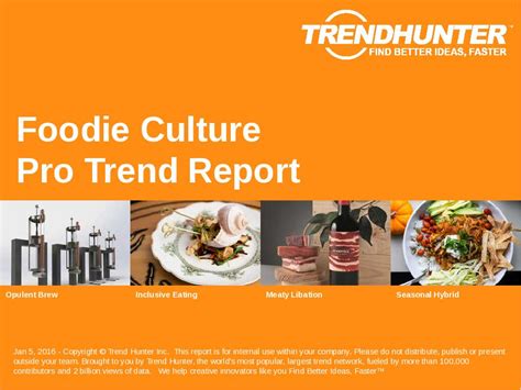 Custom Foodie Culture Trend Report And Custom Foodie Culture Market Research