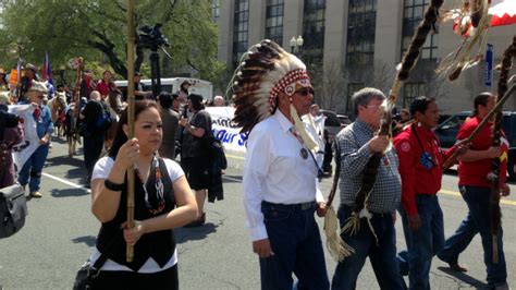 Cowboys Indians Protest Keystone Pipeline
