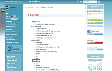 Autorizo que o meu número de contribuinte e nome sejam fornecidos à entidade o portal das finanças. Como substituir a declaração de IRS | Ricardo Moreira de Carvalho