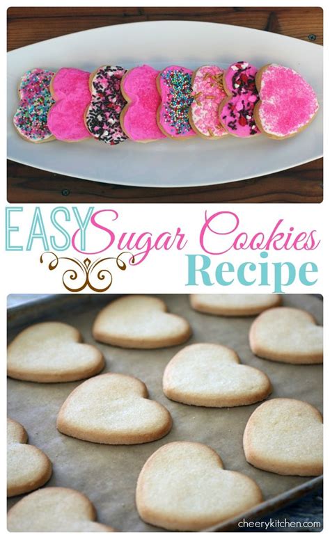 Crunchy on the outside and soft on the inside. Easy Sugar Cookies | Recipe | Sugar cookies, For kids and ...