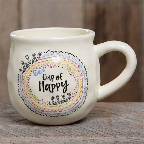 Happy Mug With Cup Of Happy By Natural Life Products Mugs Tea Mugs