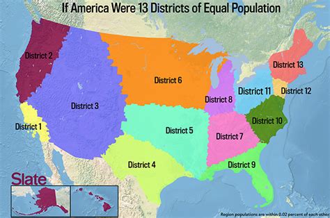If Every Us State Had The Same Population What Would The Map Of America Look Like