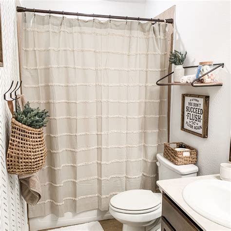 20 Farmhouse Bathroom Shower Curtain Pimphomee