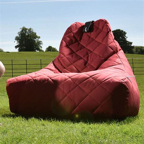 Extreme Lounging Outdoor Mighty Bean Bag Red Maze Living