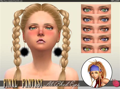 Final Fantasy Al Bhed Eyes N01 The Sims 4 Catalog Final Fantasy