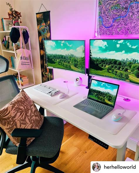 Pink And Teal Keep Your Desk Setup Real Autonomous Influencers