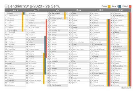 Vacances Scolaires 2019 2020 Dates Et Calendrier Icalendrier