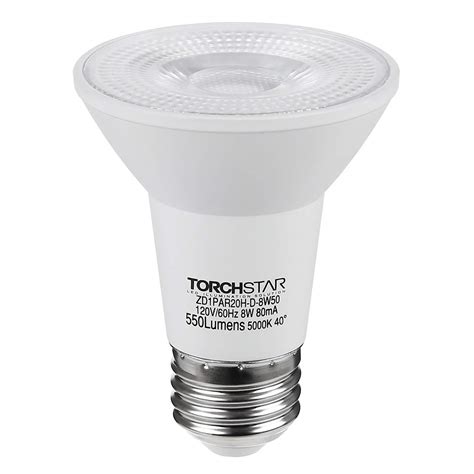 TORCHSTAR Dimmable PAR20 LED Light Bulbs for Recessed Lighting, Track ...