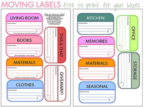 Free Printable Moving Labels For Boxes Printable Templates