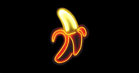 Neon Banana Neon Banana For Health Sticker Teepublic