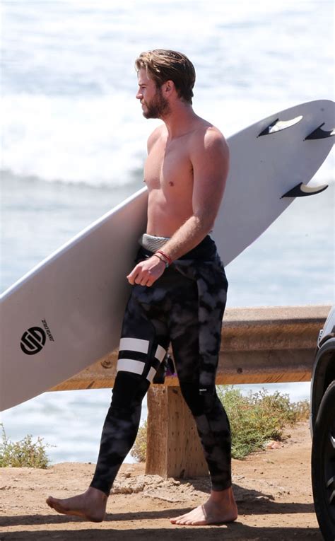 Liam Hemsworth S Sexy Shirtless Body Will Make You Cry Tears Of Joy E Online Uk