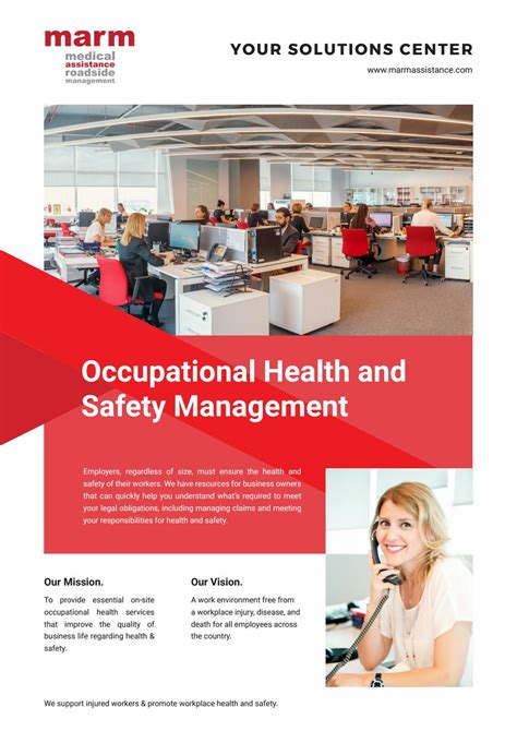 Occupational Health And Safety Flyer By Marm Assistance Issuu