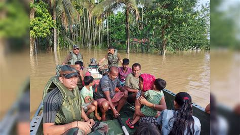 Assam Floods Death Toll Rises To 14 As Situation Remains Grim In Four Districts