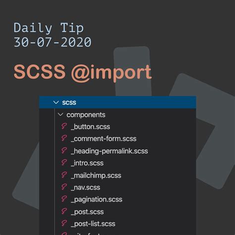 Scss Import Import Sub Files In Css