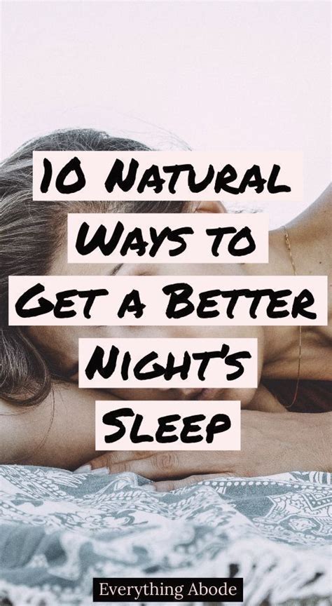 10 natural proven tips to sleep better at night artofit
