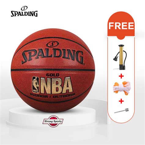 Spalding Nba Gold Original Indooroutdoor Basketball Size 7 Lazada Ph