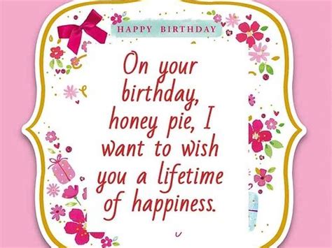 Happy Birthday Honey Pie Free Greeting Cards And Ecards