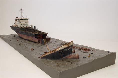Shipwreck Scale Model Diorama My XXX Hot Girl