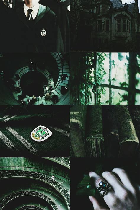 Slytherin House Pride Aestheticmoodboard Slytherin Wallpaper