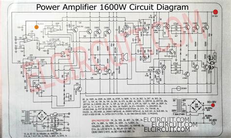 Circuit Diagram Of Power Amplifier
