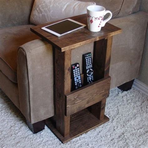 43 Ingeniously Creative Diy End Table For Your Home Mesas De Arrime