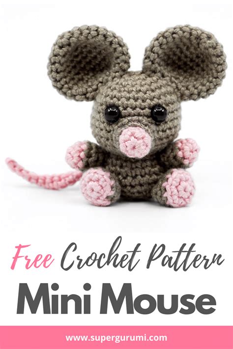 This Cute Mini Mouse Is Easy And Quick To Crochet And Is Perfect As A