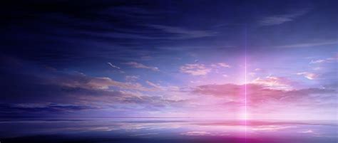 Anime Scan Landscape Sky Cloud Beautiful Light Color Wallpapers Hd Desktop And Mobile