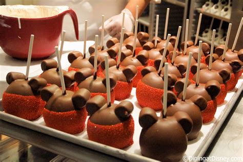 The Making Of A Mickey Mouse Caramel Apples