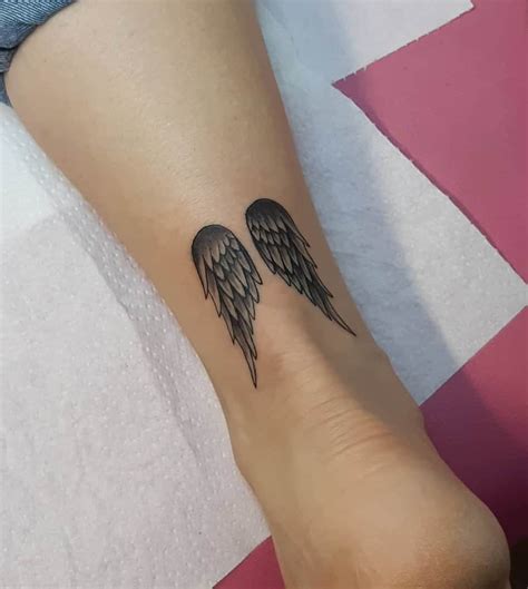 Top 70 Angel Wing Ankle Tattoo Latest Incdgdbentre