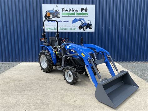 Solis 20 Compact Tractor With Loader And Bucket Blacktrac Tractors