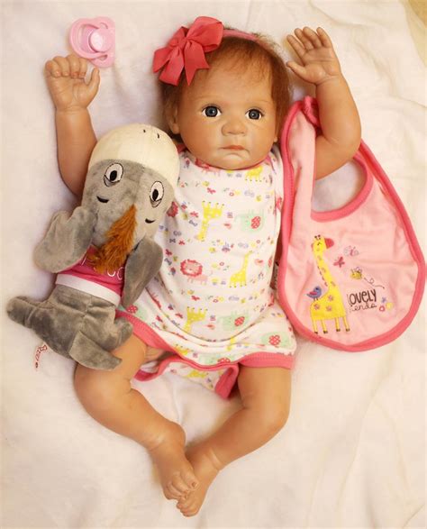 Handmade Lifelike Baby Girl Doll 20 Silicone Vinyl Reborn Newborn