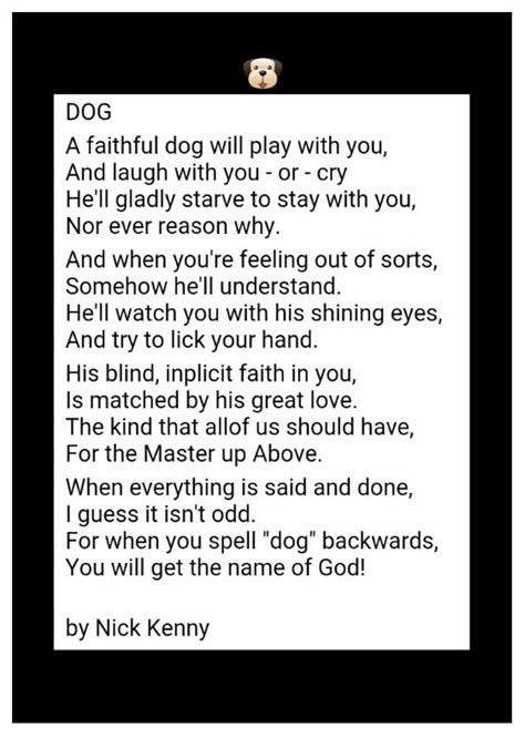 Love This Its So True Dog Spelled Backwards Is God Dog By Nick