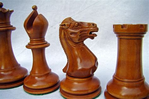 Official Stauntons Amazing 1849 Antique Lacquered And Ebony Chess Set