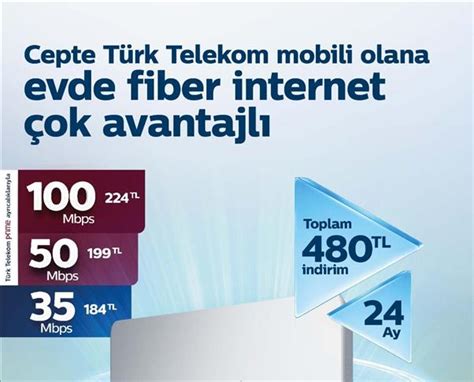 Türk Telekomdan yüksek hızlı fiber internet kampanyası