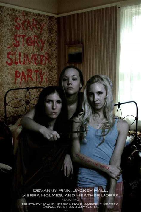 New Movie Poster For Scary Story Slumber Party Horror Society