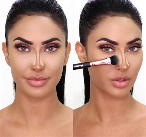 Food and drug administration (fda) for cheek augmentation, a procedure having a major moment as of late—cheek filler searches increased by 218% between 2018 and 2020 (this, according to galderma, the makers of the. Image result for nose contour | Nose makeup, Nose ...