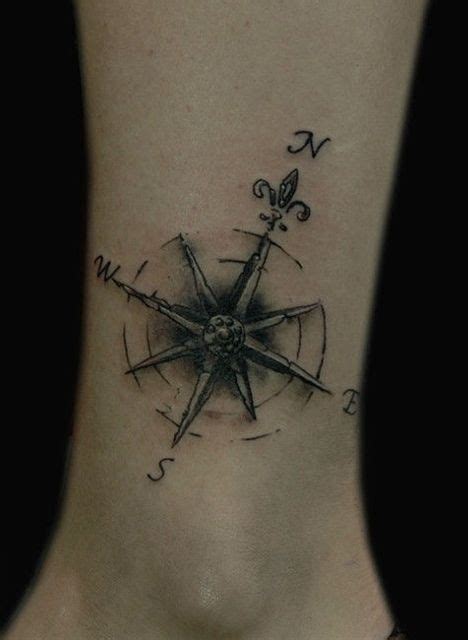 compass tattoo designs   men  women pretty designs