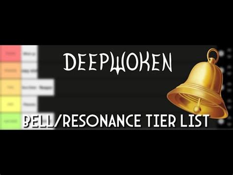 WHICH BELL IS THE BEST Bell Resonance Tier List Deepwoken YouTube