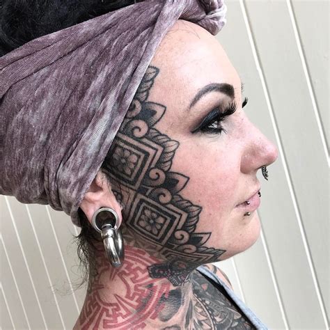 Facial Tattoos Head Tattoos Neck Tattoo Girl Tattoos Black Tattoos Tatoos Delta Tattoo