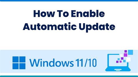 How To Enable Automatic Update In Windows 10 Youtube