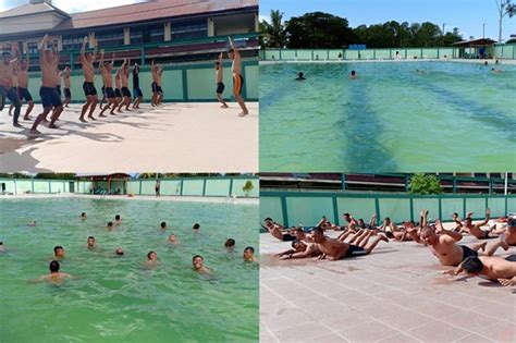 Tingkatkan Kemampuan, Prajurit Menkav-3 Marinir Latihan Renang