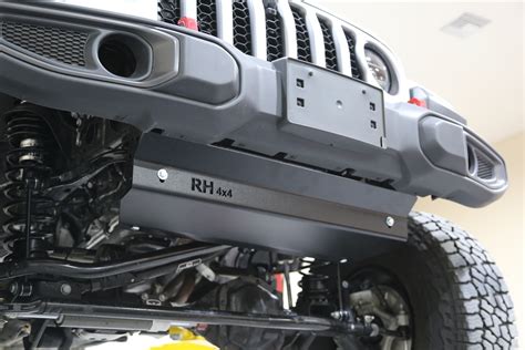 Rock Hard 4x4 Sway Bar Motor Skid Plate For Oem Plastic Bumper Jeep