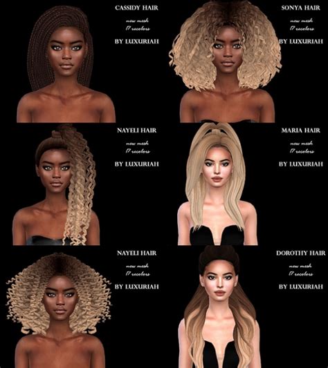 Sims 4 Hairstyles Pack